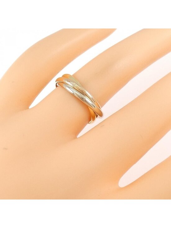 Vintage Trinity Ring, Cartier Style Trinity Ring, 18k Gold  Cartier Vintage Trinity Ring